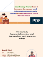 Refleksi Dan Berbagi Bulanan: Kombel K3S Kecamatan Karangasem Dalam