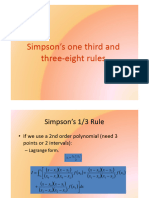 Simpson-one-third-three-eight-rules