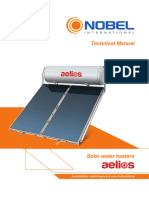 Nobel Solar Water Heater Manual