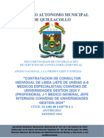 Gam de Quillacollo (Cochabamba) Médicos