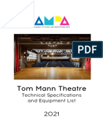 AMPA Tom Mann Theatre Equipment List
