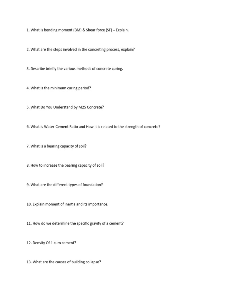 Ce questions part 2 download free pdf concrete beam structure 