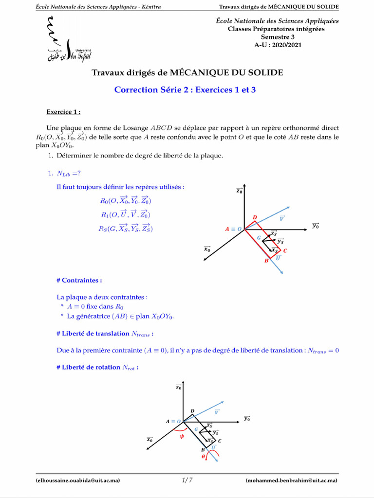 TD 2 - Correction | PDF