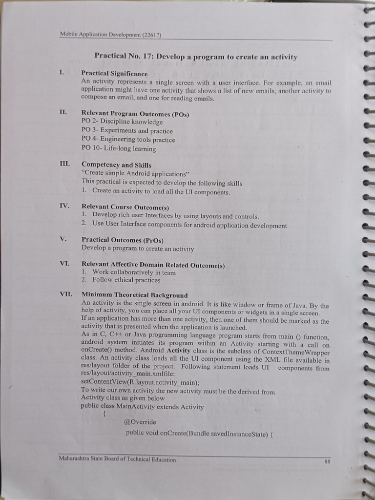 Practical No. 17 | PDF