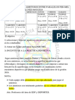 Cronograma de Amistosos Selectivos 2024 Futsal