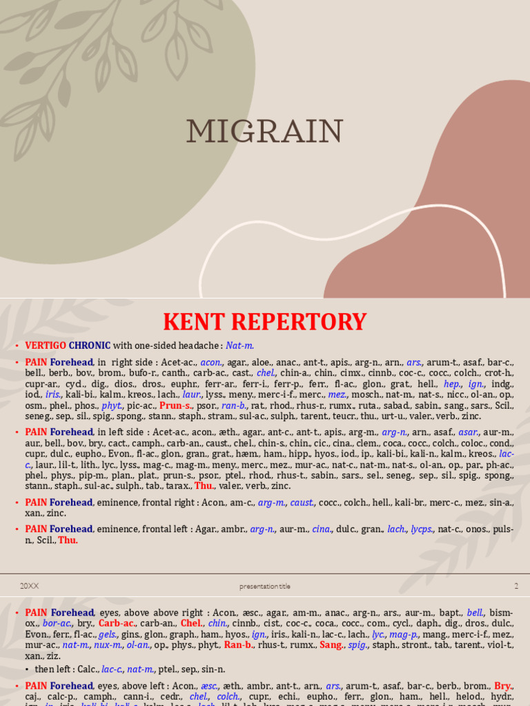 MIGRAIN | PDF | Symptoms And Signs | Neurological Disorders