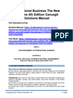 International Business The New Realities 4Th Edition Cavusgil Solutions Manual Full Chapter PDF