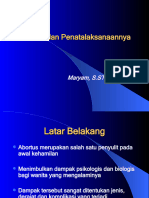 2.A. ABORTUS & TATA LAKSANA (Perdarahan PD Awal Kehamilan)