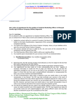 (OA) Job Desciptaion - FPC HR Manual Post of Office Assistant