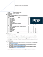 Teknis Ujian Akhir Apai 2020 Untuk Peserta