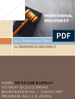 Muntasir Rahman - Professional Misconduct Sem 5
