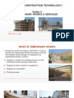 Topic 5 - Temporary Works and Services - BSR552