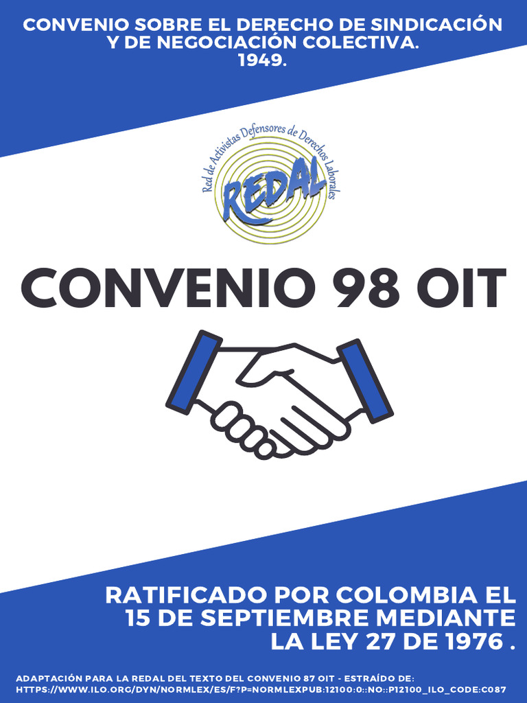 convenio-oit-98-sobre-el-derecho-de-sindicacion-y-de-negociacion