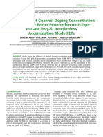 Investigation of Channel Doping Concentration and Reverse Boron Penetration On P-Type Pi-Gate Poly-Si