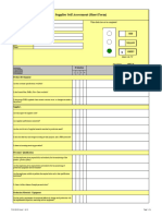 Supplier Self Assessment Short Form