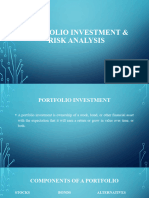 Portfolio Investment & Risk Analysis