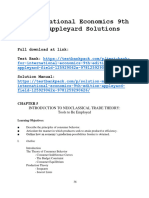 International Economics 9Th Edition Appleyard Solutions Manual Full Chapter PDF