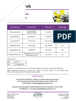 LipidChek - Timetable - V1 2024