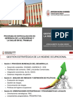 Gestión Estratégica de Higiene Ocupacional Sesión II