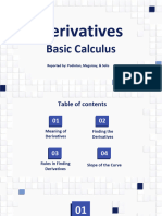 Basic Cal Derivatives