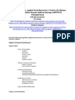 Solution Manual For Applied Social Research A Tool For The Human Services 9Th Edition Monette Sullivan Dejong 128507551X 9781285075518