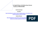 Solution Manual For Applied Physics 11Th Edition Ewen Schurter Gundersen 9780134159386 Full Chapter PDF