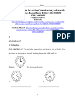 Solution Manual For Arriba Comunicacion Y Cultura 6Th Edition Zayas Bazan Bacon J.Nibert 0134020650 9780134020655 Full Chapter PDF