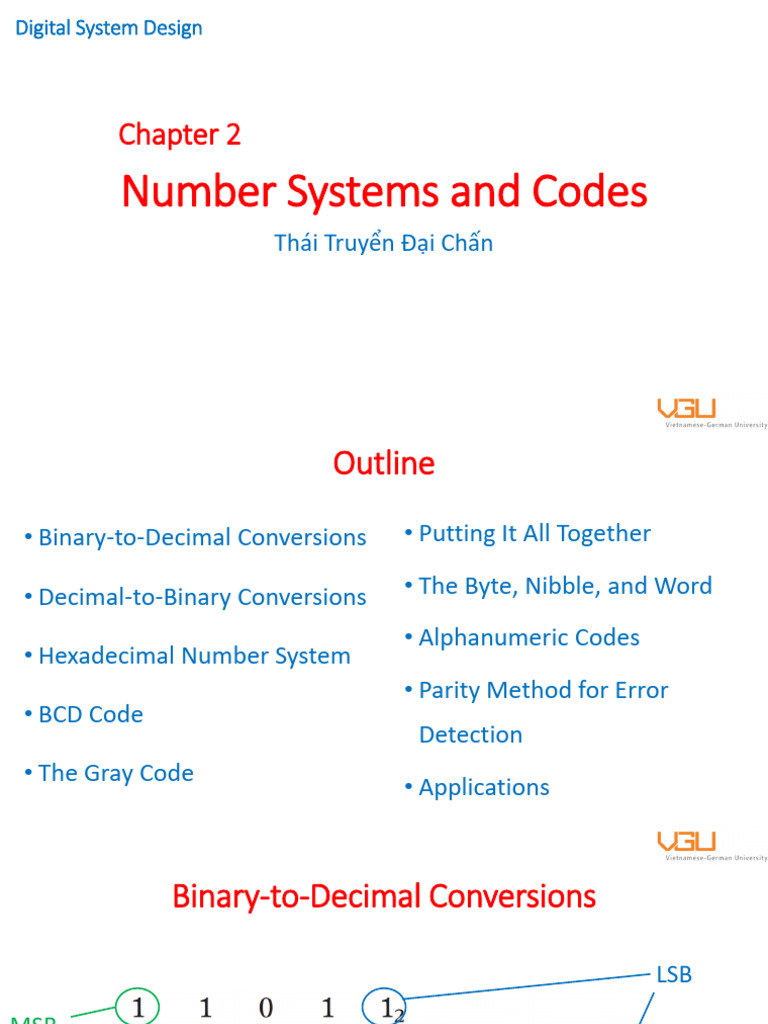 Number Systems and Code Conversions | PDF | Binary Coded Decimal ...