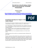 Test Bank For Introduction To Interdisciplinary Studies 1St Edition Repko Szostak Buchberger 1452256608 9781452256603 Full Chapter PDF