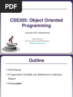 Lecture 07 - Inheritance 1