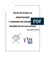 Manual para la prevención y gestión de incidentes racistas en las aulas