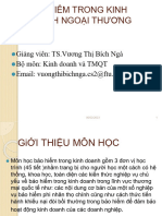 Bảo Hiểm Trong Kinh Doanh Ngoại Thương