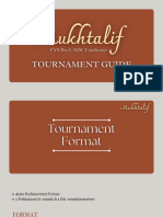 Mukhtalif Tournament Guide