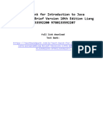 Test Bank For Introduction To Java Programming Brief Version 10Th Edition Liang 0133592200 9780133592207 Full Chapter PDF