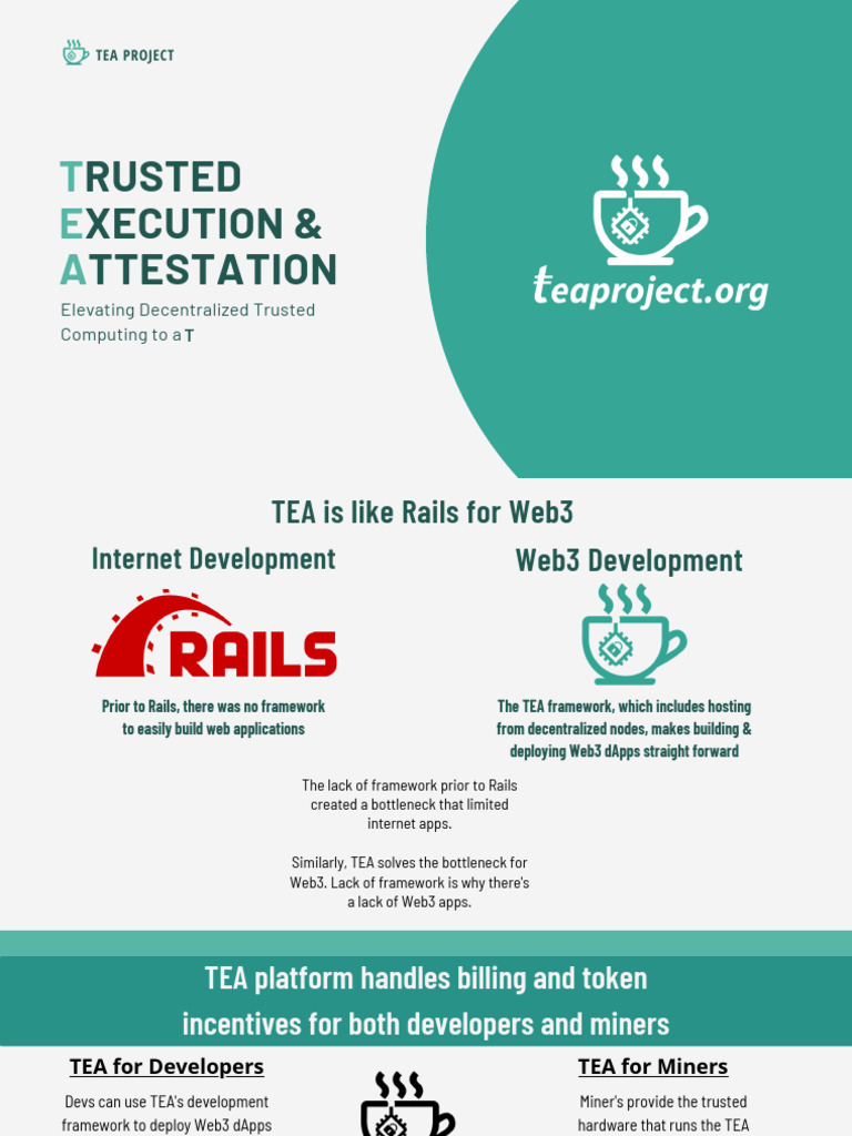 TEA Project: Decentralized Web3 Framework | PDF | Cloud Computing ...