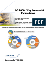 PCDS 2030: Way Forward & Focus Areas