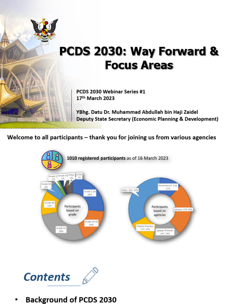 PCDS 2030: Sarawak's Development Strategy | PDF | Infrastructure ...