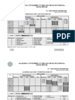 2 Raspored Nastave Za II, IV I VI semestar-MP-II 2021 - 22