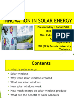 RahulPatil - 20S36040 - Innovation in Solar Energy - July - 2021
