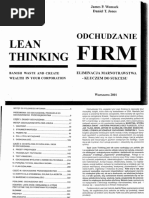 Lean Thinking PL Odchudzanie Firm | PDF