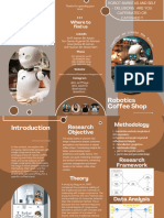 Brown Simple Coffee Shop Menu Brochure