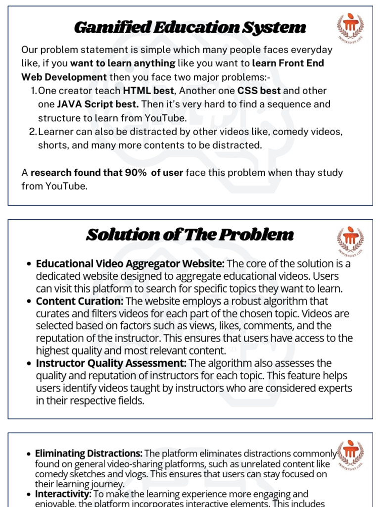 Gamified Education System Pdf Artificial Intelligence