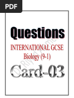 IGCSE Biology All Chapters Final Predicted Questions