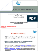 INTRODUCTION TO BIOMEDICAL TECHNOLOGY - Module-1ppt