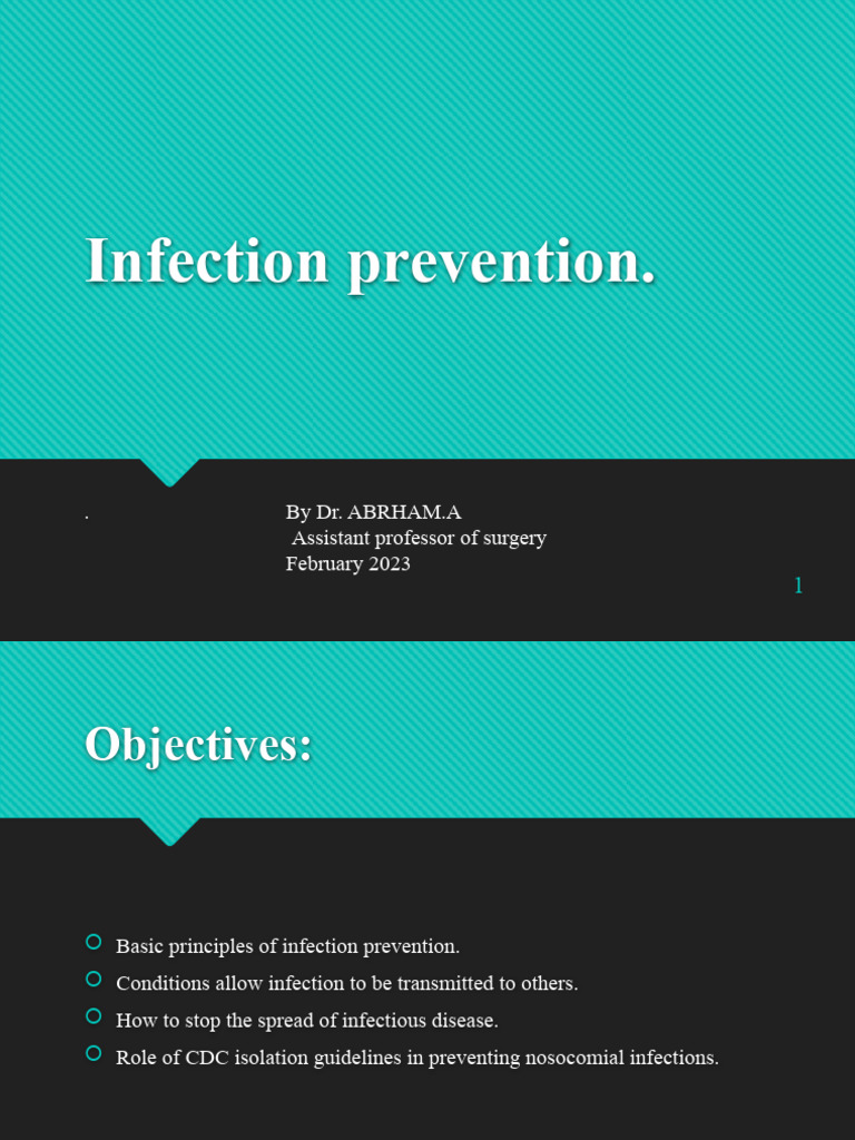 WHAT IS INFECTION PREVENTION PDF intelligence overview