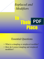 Misplaced and Dangling Modifiers PowerPoint