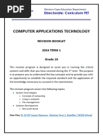 CAT Grade 10 Revision Term 1 - 2024-1