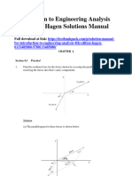 Introduction To Engineering Analysis 4Th Edition Hagen Solutions Manual Full Chapter PDF