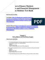 Introduction To Finance Markets Investments and Financial Management 15Th Edition Melicher Test Bank Full Chapter PDF