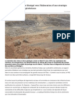 Mines Et Géologie - Le Sénégal Vers L'élaboration D'une Stratégi